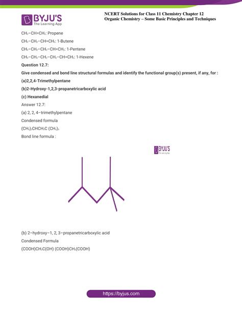 Ncert Solutions For Class Chemistry Chapter Organic Chemistry