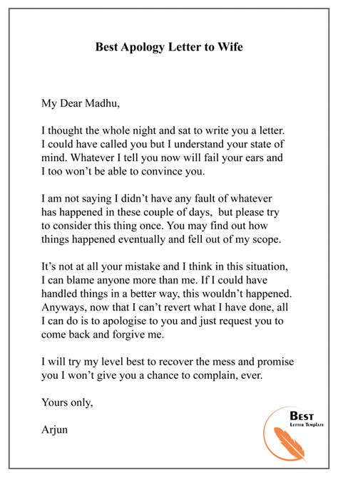 Apology Letter Template Hq Printable Documents Porn Sex Picture