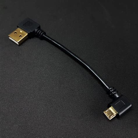 Right Angle Micro Usb Cable Usb 20 A Male To Micro B Sixfab