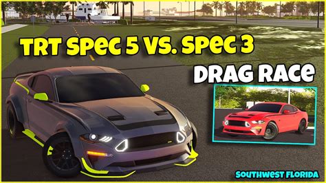 DRAG RACE Mustang TRT Spec 5 Vs Mustang TRT Spec 3 Southwest