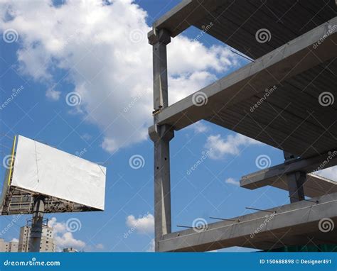 Concrete Frame Structure Of A New Multi Story Apartment Building In