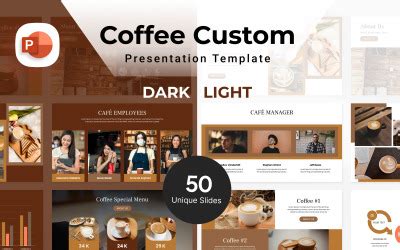 Coffee Shop Infographic Presentation Template