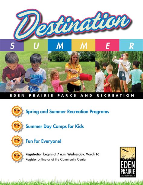 Destination Summer 2022 Eden Prairie Parks And Recreation By City Of