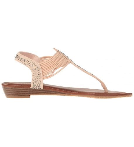 Women S Spark Wedge Sandal Nude Suede CX YEOIH
