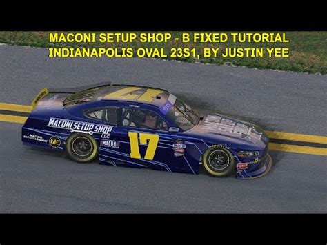 IRacing Fixed NASCAR Series Tutorial B Fixed Xfinity At Indianapolis