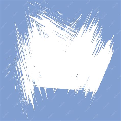 premium vector white artistic blotch  brush strokes isolated