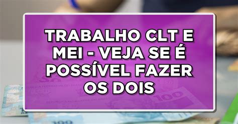 Trabalhadores De Carteira Assinada Podem Ter Mei Confira As Regras