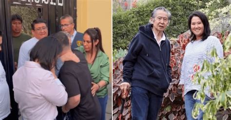 Keiko Y Kenji Rompen En Llanto Al Recibir A Su Padre Alberto Fujimori