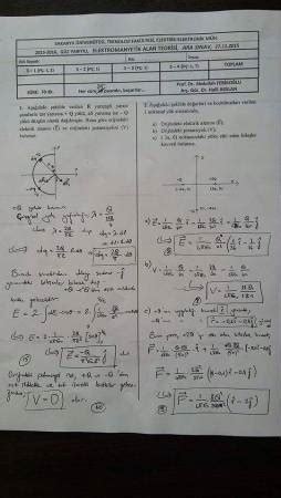 Elektromanyetik Alan Teorisii Vize Ve Final Sorular Payla M Portal