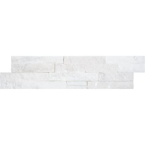 Satori Arctic Ledgestone 6 In X 24 In Natural Stone Quartz Stone Look