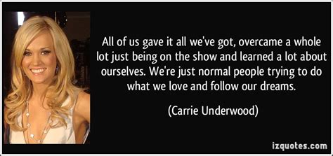 Carrie Underwood Inspirational Quotes. QuotesGram