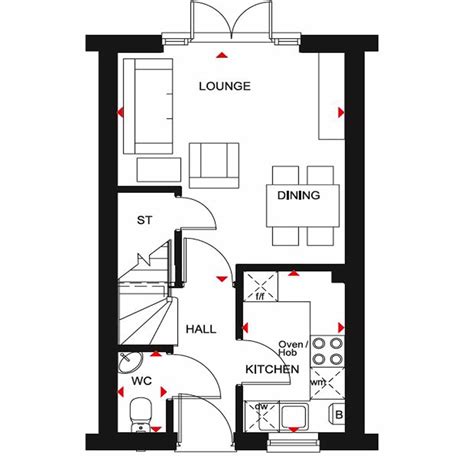 Wilford At Austen Drive Tamworth B Bedroom Terraced House For