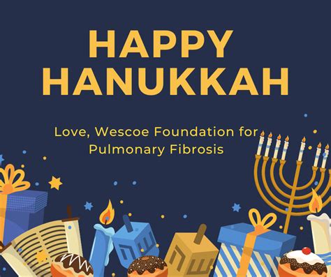 HAPPY HANUKKAH to YOU! – Wescoe Foundation for Pulmonary Fibrosis