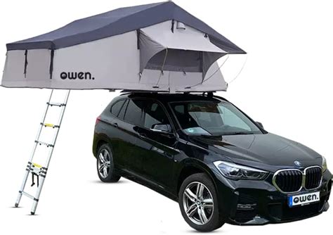 Owen Tente De Toit I Couleur Grise I Pour Camping Et Voyage I Version