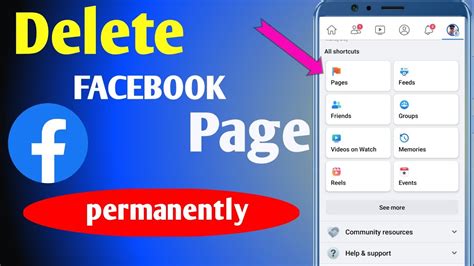 Facebook Page Delete Kaise Kare How To Delete Facebook Page