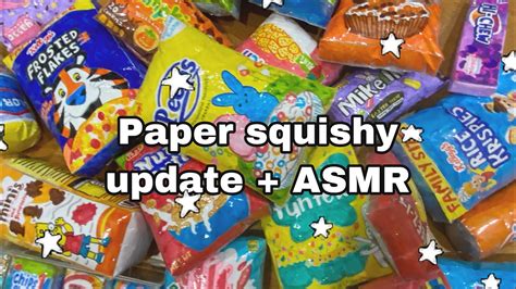 PAPER SQUISHY / ASMR ( update ) itsproudd - YouTube