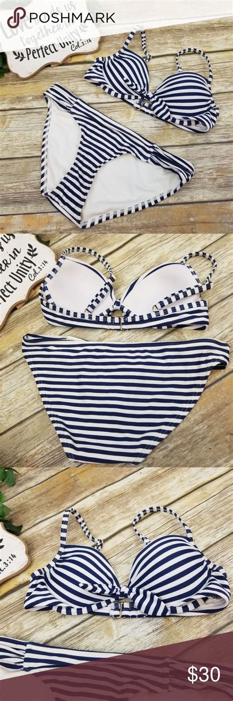 40 GAP Retro Modern Sailor Bikini Swimsui SMALL Sailor Fashion