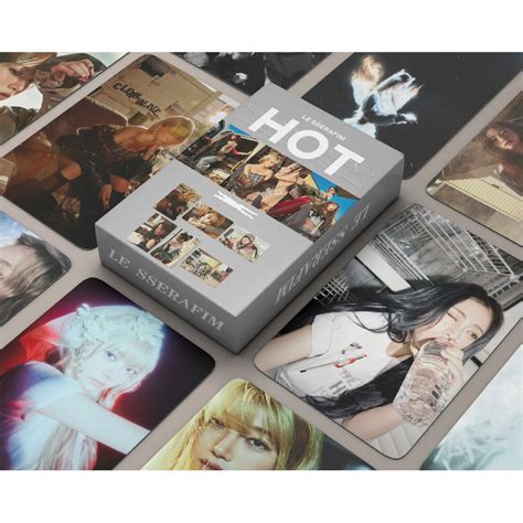 Pcs Box LESS DIFFERENT Japan Th Mini Album Photocards HOT CRAZY EASY