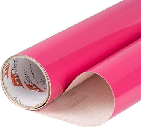 Plakfolie Oracal Roze Glanzend 126 Cm X 5 M RAL 4010