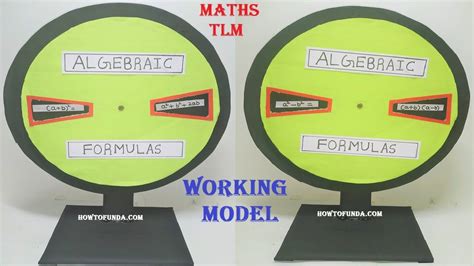 Tlm Maths Working Model Algebraic Formulas Science Project