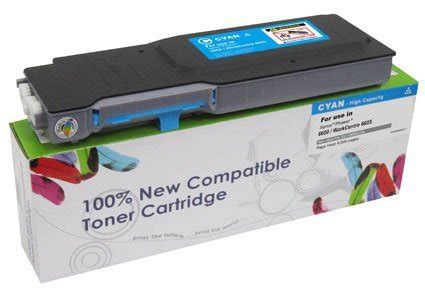 Toner Cartridge Web Cyan Xerox Phaser 6600 Zamiennik 106R02233