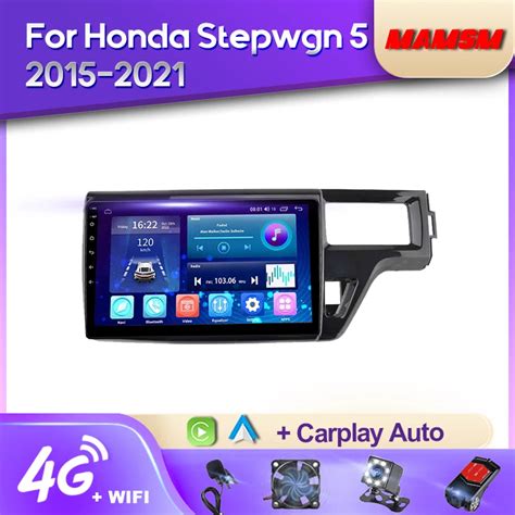 MAMSM Android 12 2K Car Radio For Honda Stepwgn 5 2015 2021 Video