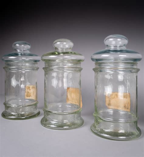 Set Of Victorian Glass Apothecary Sweet Jars 980540