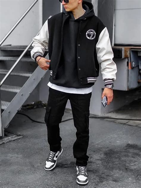 What to Wear With Varsity Jacket? | Varsity jacket Outfit Men - TiptopGents