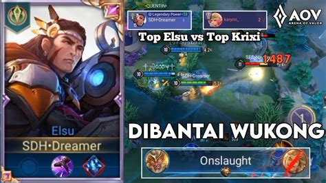 Top Elsu Gameplay King Snipe Arena Of Valor Youtube