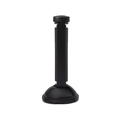 Grosfillex Us960117 Interlocking Fence Post And Base Resin Black