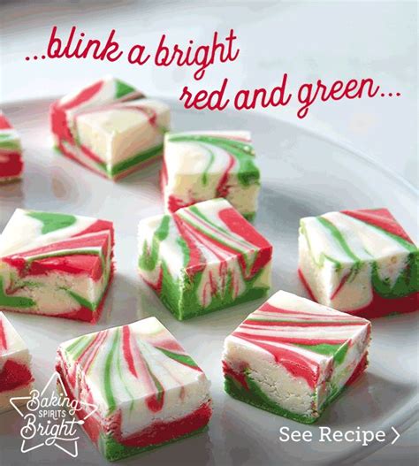 3 Ingredient Christmas Swirl Fudge Recipe