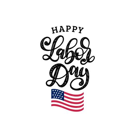 Premium Vector Vector Happy Labor Day Card National American Holiday