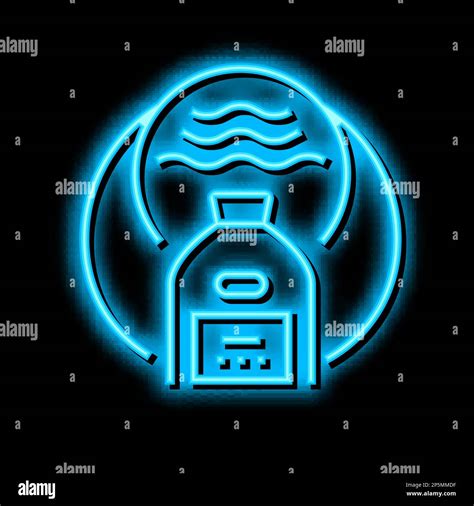 Organic Solvent Neon Glow Icon Illustration Stock Vector Image And Art