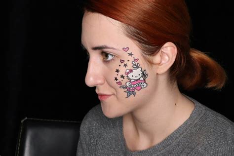 Hello Kitty Cheek Art Design Video By Ana Cedoviste