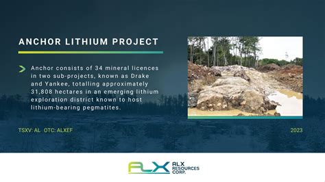 Alx Resources Corp On Twitter The Anchor Lithium Project Was