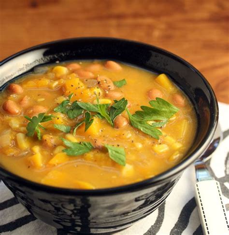 Three Sisters soup {vegan, gluten-free} | Three sisters soup, Recipes ...