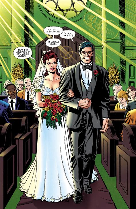 The Wedding Of Clark Kent And Lois Lane Superman Lois Lane Superman