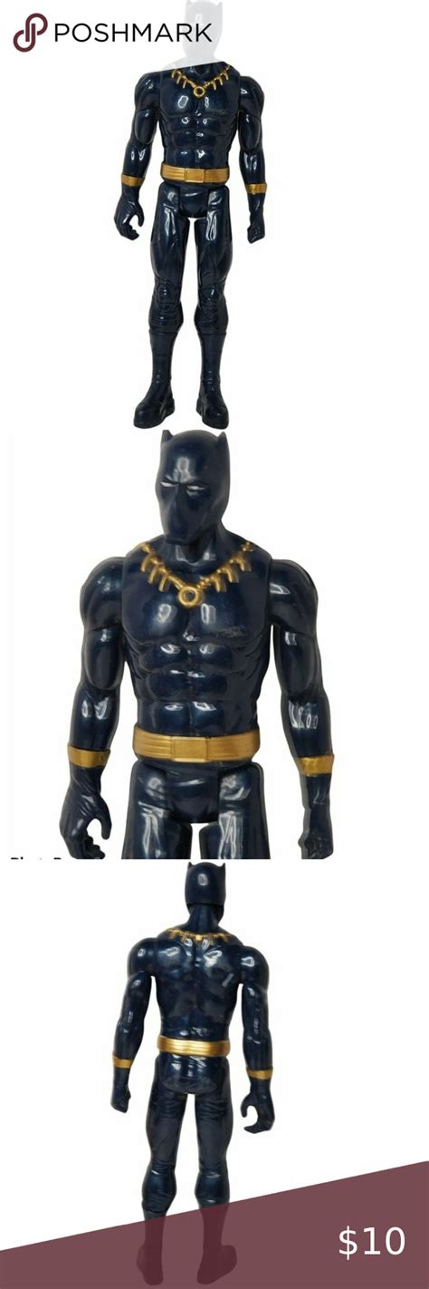 Hasbro BLACK PANTHER Action Figure Marvel Avengers Black Panther ...