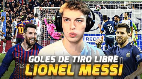 Todos Los Goles De Tiro Libre De Messi Impresionante