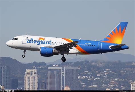 N317nv Airbus A319 111 Allegiant Air Tomasz Habaj Jetphotos