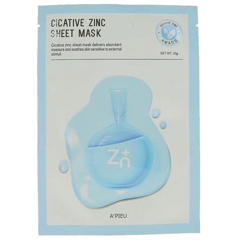 A'PIEU Маска для лица CICATIVE с цинком купить по низким ценам в ЛЭТУАЛЬ