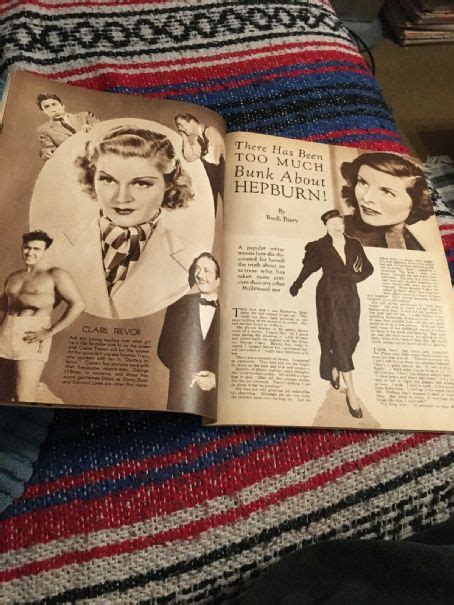 Katharine Hepburn Screen Book Magazine Pictorial United States August 1935 Famousfix