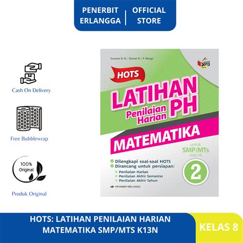 Jual HOTS LATIHAN PENILAIAN HARIAN MATEMATIKA SMP MTS KELAS 8