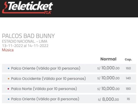 Bad Bunny en Perú Habilitan más entradas para su concierto en Lima a