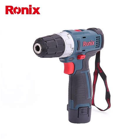 Ronix 12v Cordless Driver Drill Portable Brushless Drill With High