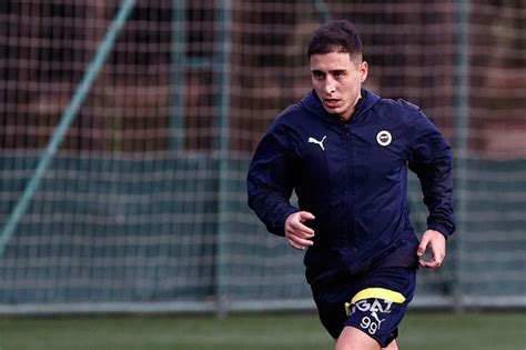 Fenerbahçe de Emre Mor takımla çalıştı