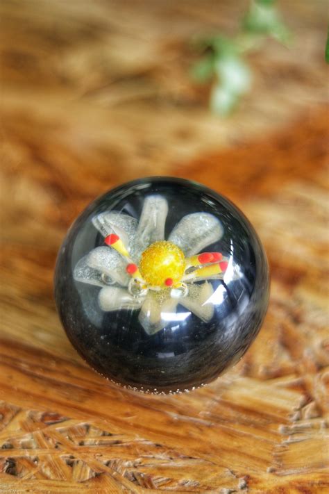 Flower Shift Knob Gear Knob Japanese Style 60mm Flower In The Water