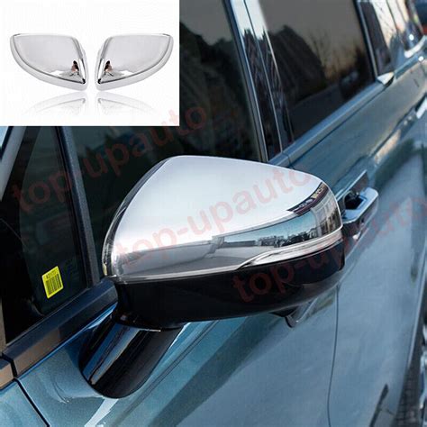 For Kia Carnival Abs Chrome Side Rear View Mirror Cover Trim