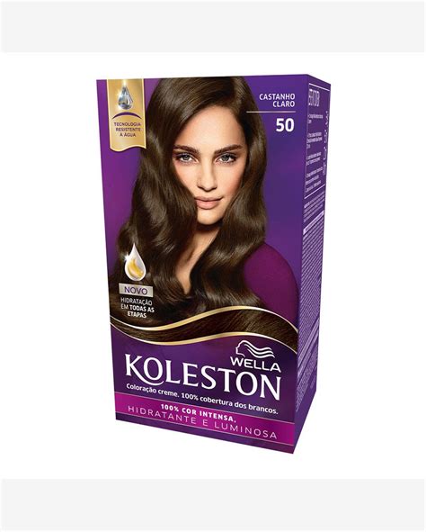 Riachuelo Kit Castanho Claro Koleston 1 Tinta De Cabelo 50 1