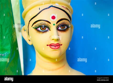 KOLKATA WEST BENGAL INDIA 25 SEPTEMBER 2016 Clay Idol Of Goddess